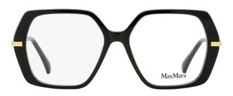Max Mara MM5175 Geometric Acetate Eyeglasses - Black