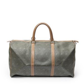 Dior Pre-owned Womens Vintage Large Travel Boston Bag - Green - One Size