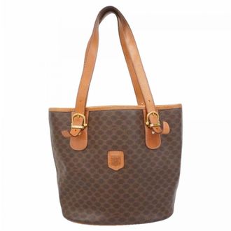 Celine Brown Pvc Tote Bag (Pre-Owned)