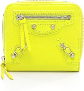 Balenciaga Yellow Leather Wallet (Bi-Fold) (Pre-Owned)