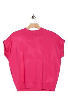T Tahari Crewneck Shell Sweater in Fuchsia at Nordstrom Rack, Size 3X