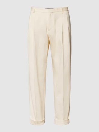 Tommy Hilfiger Stoffhose mit B&uuml;gelfalte Modell GREENWICH in Offwhite, Gr&ouml;&szlig;e 38/32