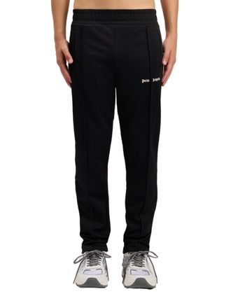 Palm Angels Black Classic Logo Track Polyester Pants