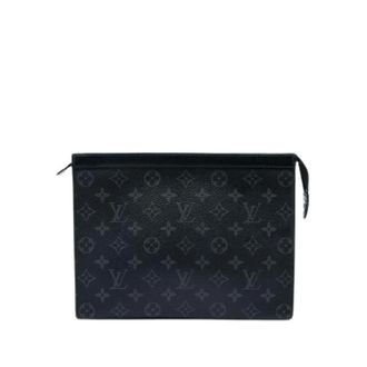 Louis Vuitton Pre-owned Monogram Eclipse Clutch - - Pre-owned - Uomo - Nero - ONE SIZE