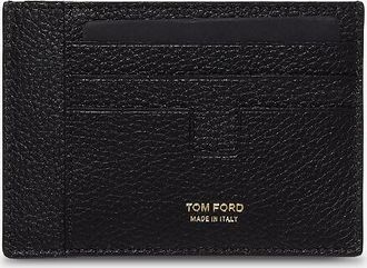 Tom Ford Grosses Kartenetui aus genarbtem Leder Classic