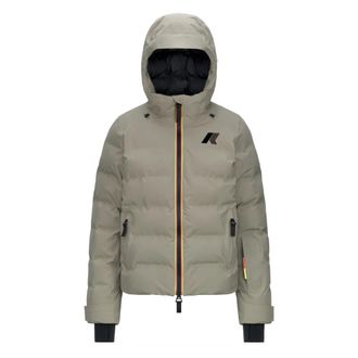 K-Way Dames, Jassen, Groen, Maat: L Poliester