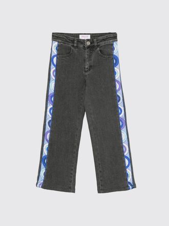 Pucci Jeans Pucci in denim stretch con stampa