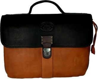 La Martina Messenger Business Briefcase Cognac Brown Unisex - Dames - Handtassen - Bruin - ONE Size - Katoen - Tassen