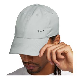 Nike Dri-FIT Club Metal Swoosh Soft Cap Light Smoke Grey Metallic Silver FB5372-077