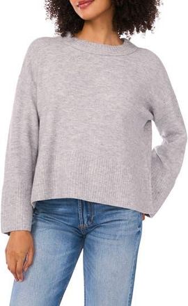 Vince Camuto Relaxed Crewneck Sweater in Light Heather Grey at Nordstrom Rack, Size X-Large