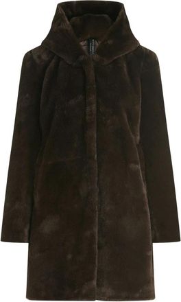 Betty Barclay Faux Fur Shearling Jas - Dames - Jassen - Bruin - L - Polyester - Jassen