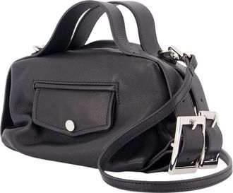 Simone Rocha Womens Top Handle Bag Black Calfskin