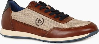 Bugatti Mens Troupe Mens Trainers - Cognac Lea - Size: 11