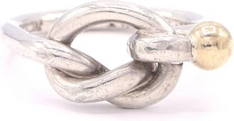 Tiffany & Co. Yellow Gold (18K) Sterling Silver 925 Band Ring (Pre-Owned)
