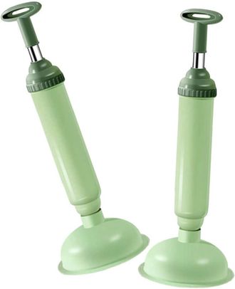 OEM Juego De 2 Ventosas Verdes F&aacute;ciles De Usar Para El Hogar