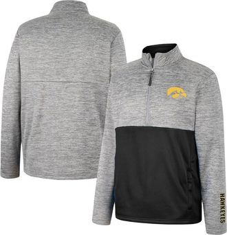 Colosseum Mens Colosseum Gray Iowa Hawkeyes John Half-Zip Jacket at Nordstrom, Size Medium