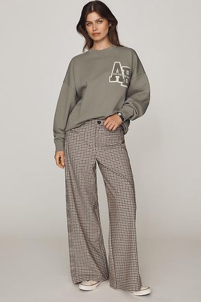 Maeve High-Rise Wide-Leg Trousers Pants