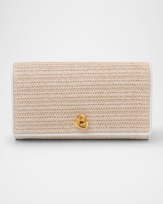 MICHELLE WILHITE Olivia Textured Clutch Bag