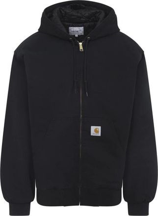 Carhartt Work in Progress Zwarte jas voor mannen Aw 25 - Heren - Zomerjassen - Zwart - 2XL - Katoen - Jassen