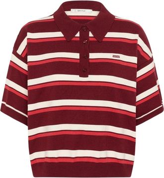 Gestuz Taia Polo Pullover - Dames - Polos - Veelkleurig - L - Polyester - Tops