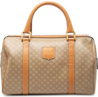 Celine Pre-owned Celine Macadam Coated Canvas Boston Bag Ladies BEIZPV6FMDKVLZVE