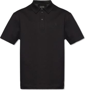 Givenchy Polo Shirt met Monogram - Heren - Polos - Zwart - XL - Katoen - Tops