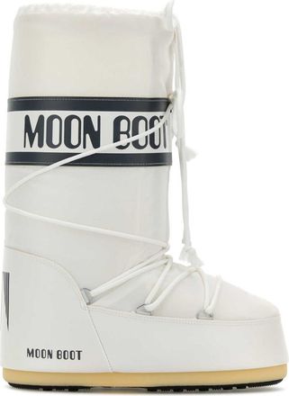 Moon Boot White Logo Boots