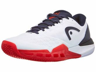 Head Mens Revolt Pro 5.0 Shoes In White/navy/red