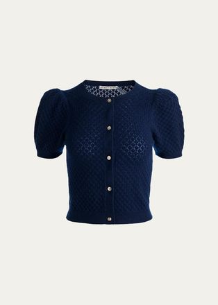 Alice & Olivia Sabine Cashmere Cardigan