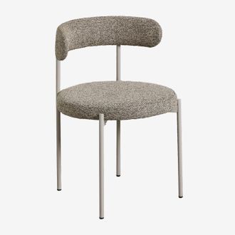 Sklum Silla De Comedor En Tela Boucl&eacute; Brim Sklum