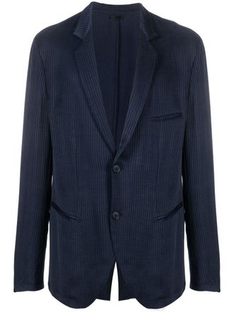 Giorgio Armani Gestreepte blazer - Blauw