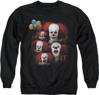 Gildan It Many Faces of Pennywise Adult Crewneck Sweatshirt