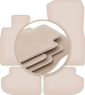 OEM Alfombrillas Beige Premium Para Bmw 5 F10 Fl Sed&aacute;n 2013-2017