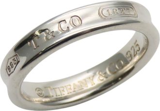 Tiffany & Co. Silver Silver 925 Band Ring (Pre-Owned)