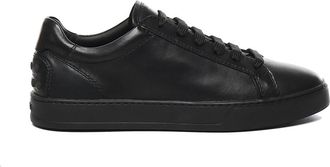 Tod's Leren Sneakers - Heren - Sneakers - Zwart - 40 EU - Leer - Schoenen