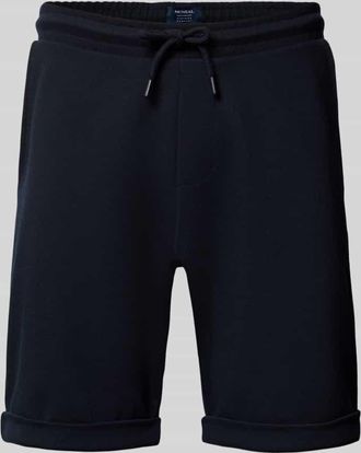 Mc Neal Shorts mit elastischem Bund und Ges&auml;&szlig;tasche in Dunkelblau, Gr&ouml;&szlig;e XXL