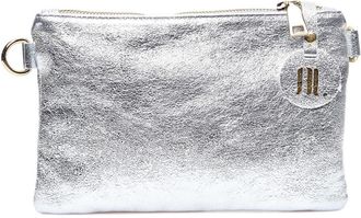 Anna Luchini Zilver Rundleer Tas