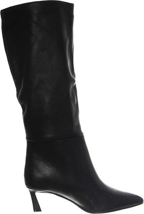 Steve Madden Heeled Boots - Dames - Laarzen met Hak - Zwart - 35 1/2 EU - Leer - Schoenen