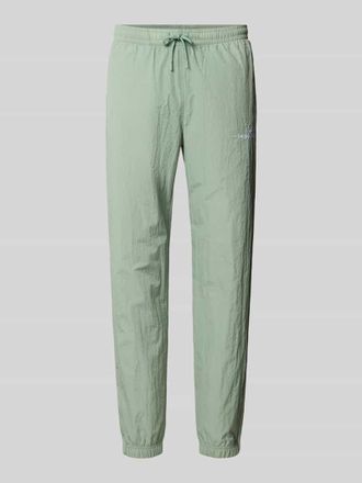 Sergio Tacchini Straight Fit Stoffhose mit Logo-Stitching Modell Nayla in Mint, Gr&ouml;&szlig;e XXL