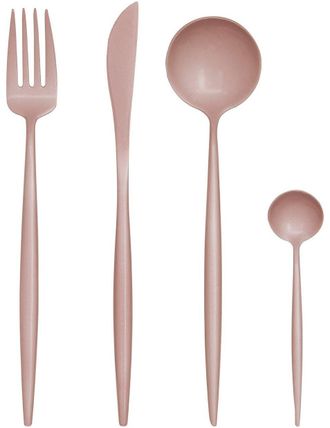 Fifty Five South Besteck-Set Avie Matt Pink Finish - 16-teilig