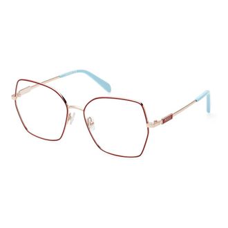 Pucci Glasses, female, Red, Size: 56 MM Burgundy Eyewear Frames