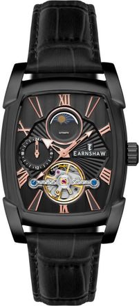 Earnshaw Kensington Black Dial Mens Watch ES-8296-06