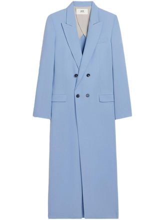 Ami Blazerjurk met dubbele rij knopen - Blauw