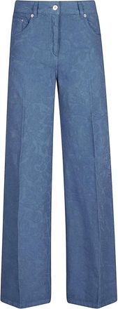 True Royal Rtw... Blauw - Dames - Wijde Broeken - Blauw - XS - Katoen - Broeken