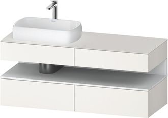 Duravit Qatego Consola Mueble Bajo Lavabo, 2 Extensiones, 2 - Duravit