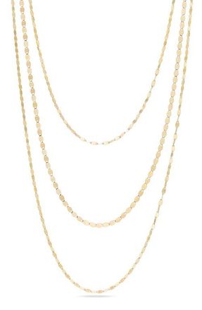 Lana Jewelry Sienna Triple Strand Necklace in 14K Yellow Gold at Nordstrom, Size 18