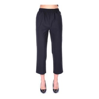 Save The Duck Cropped Trousers, female, Black, Size: 2XL Cropped Trousers