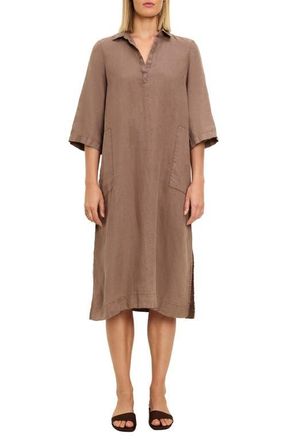 Michael Stars Briony Midi Shirtdress in Quicksand at Nordstrom, Size X-Small