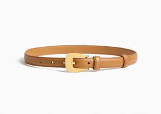 Altuzarra Womens Square Buckle Belt In Canyon