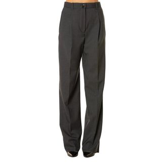 Max Mara Salsa Broek - Dames - Broeken - Grijs - Maat: L Wol